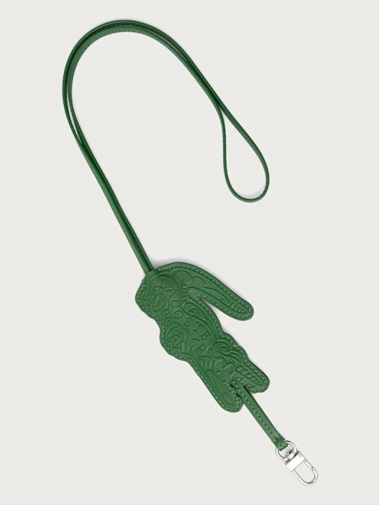 Zdjęcie produktu Lacoste smycz na klucze zielony