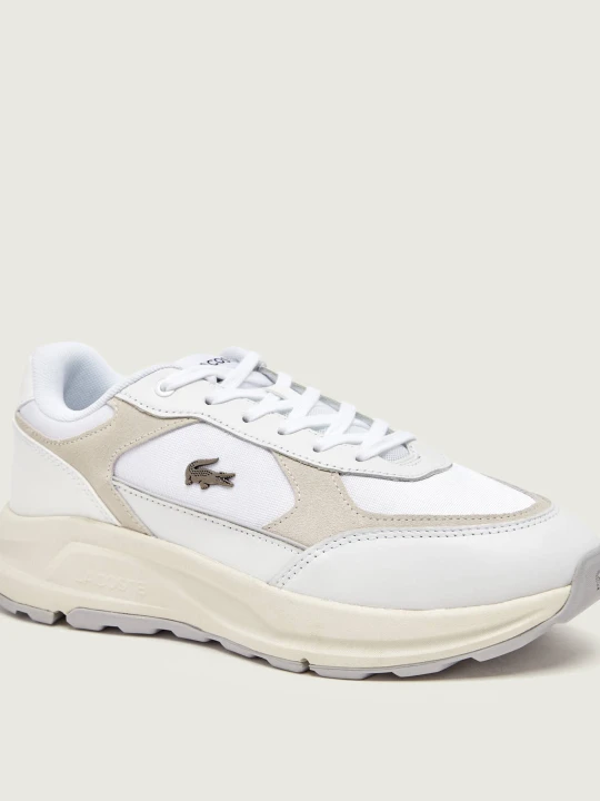 Zdjęcie produktu Lacoste Sneakersy Run Set | z dodatkiem skóry | zamsz biały