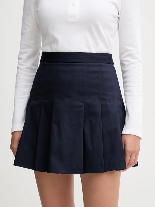 Zdjęcie produktu Lacoste spódnica bawełniana z elastanem granatowy