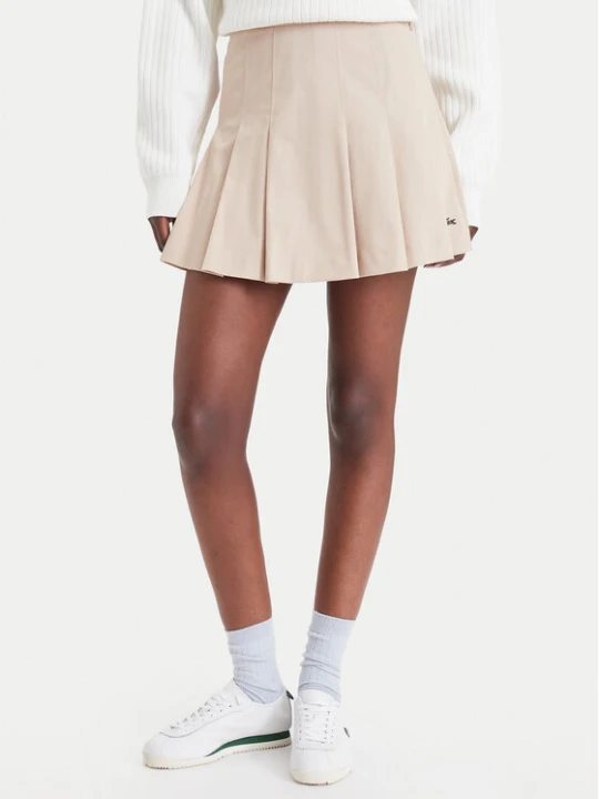 Zdjęcie produktu Lacoste Spódnica plisowana JF8001 Beżowy Regular Fit