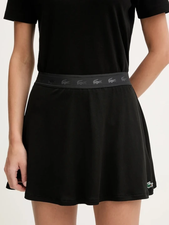 Zdjęcie produktu Lacoste spódnica rozkloszowana czarny