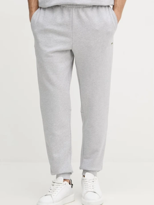 Zdjęcie produktu Lacoste spodnie dresowe męskie bawełniane szary