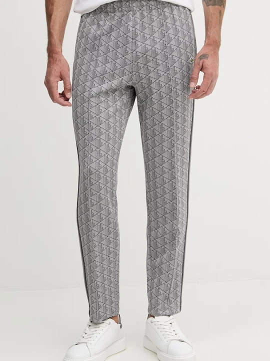 Zdjęcie produktu Lacoste spodnie dresowe męskie z bawełną szary