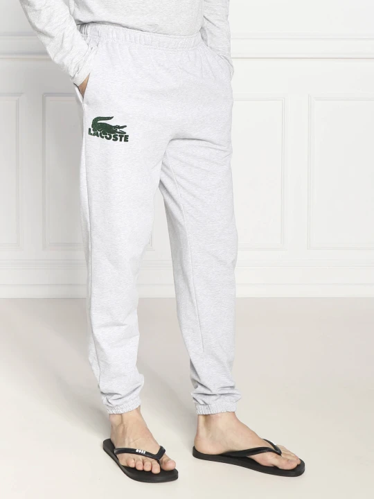 Zdjęcie produktu Lacoste Spodnie od piżamy | Regular Fit szary
