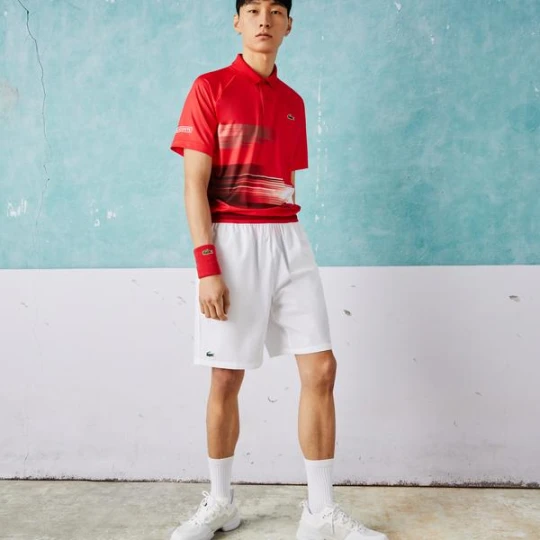 Zdjęcie produktu Lacoste SPORT Erkek Regular Fit Beyaz Şort