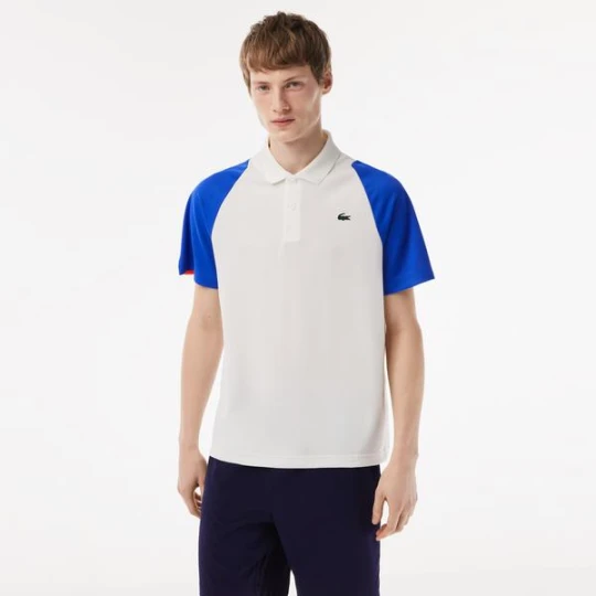 Zdjęcie produktu Lacoste SPORT Erkek Regular Fit Renk Bloklu Beyaz Polo