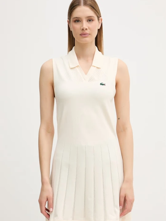 Zdjęcie produktu Lacoste sukienka beżowy
