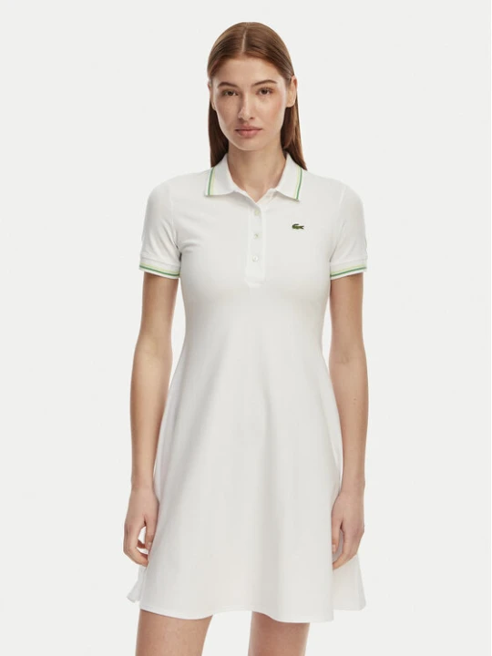 Zdjęcie produktu Lacoste Sukienka codzienna EF5288 Biały Regular Fit