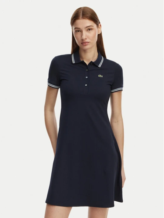 Zdjęcie produktu Lacoste Sukienka codzienna EF5288 Granatowy Regular Fit