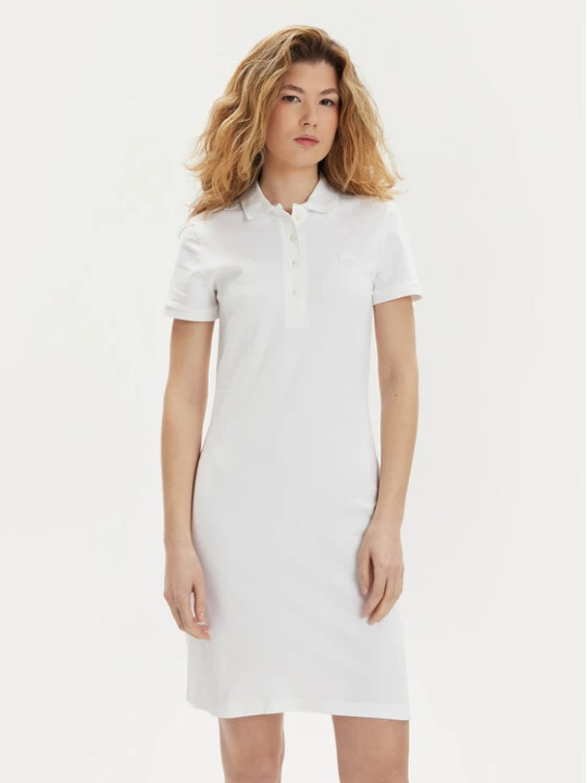 Zdjęcie produktu Lacoste Sukienka codzienna EF5473 Biały Slim Fit