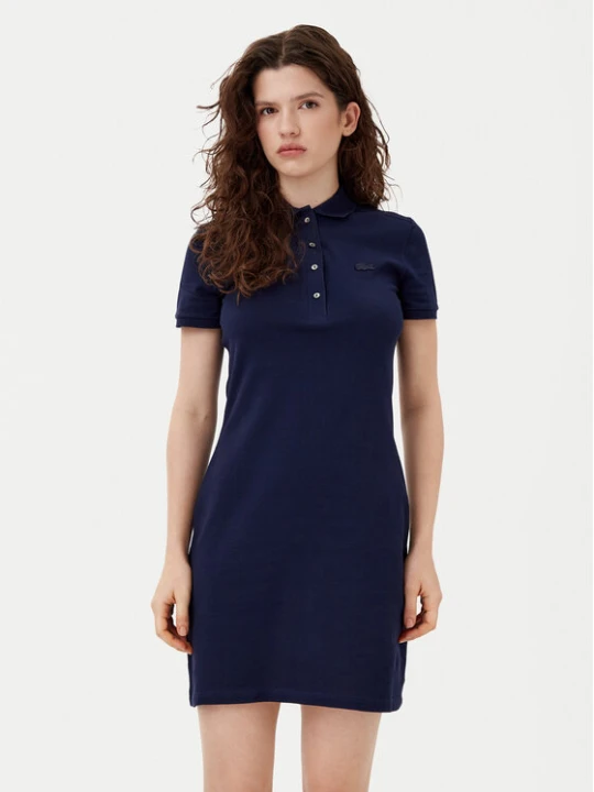 Zdjęcie produktu Lacoste Sukienka codzienna EF5473 Granatowy Slim Fit