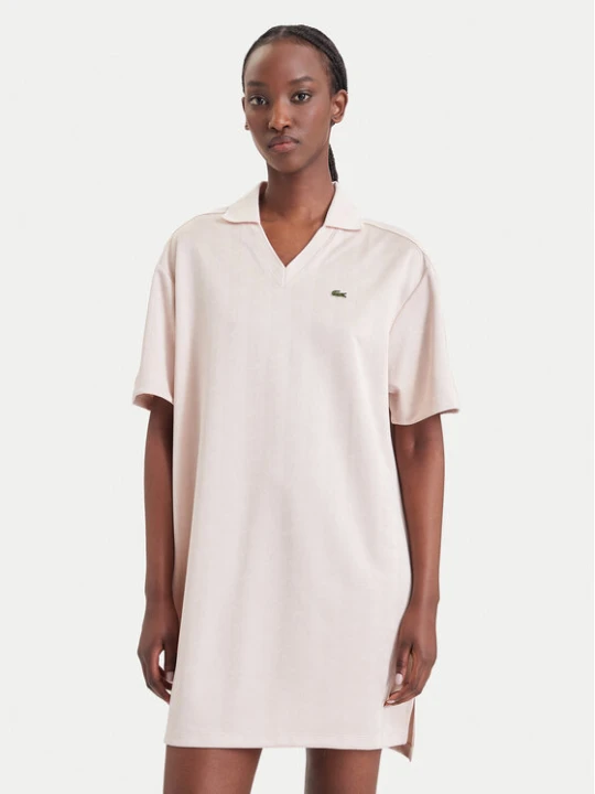 Zdjęcie produktu Lacoste Sukienka codzienna EF8309 Różowy jasny Regular Fit