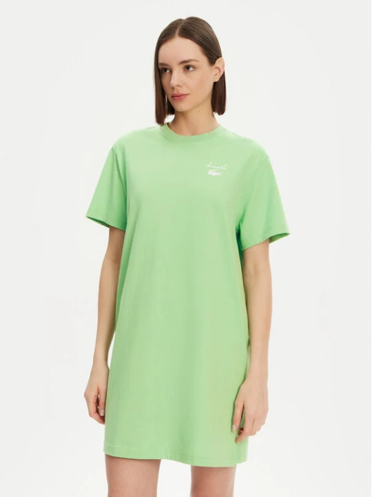 Zdjęcie produktu Lacoste Sukienka codzienna EF9573 Zielony Regular Fit