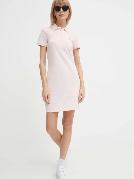 Zdjęcie produktu Lacoste sukienka EF5473-ADY różowy