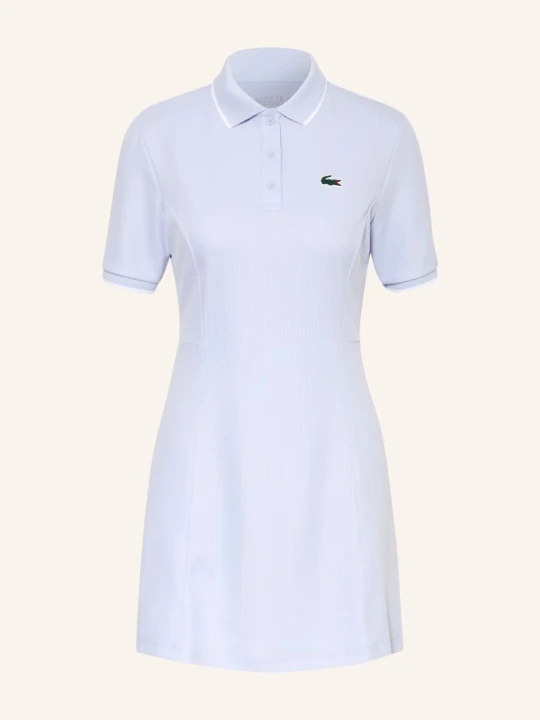 Zdjęcie produktu Lacoste Sukienka Polo Z Pikowanym Wzorem blau JASNONIEBIESKI