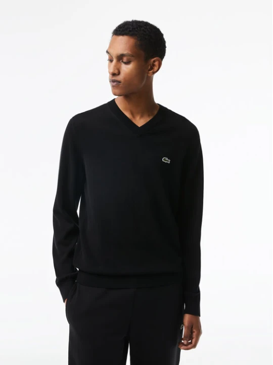 Zdjęcie produktu Lacoste Sweter AH1951 Czarny Regular Fit