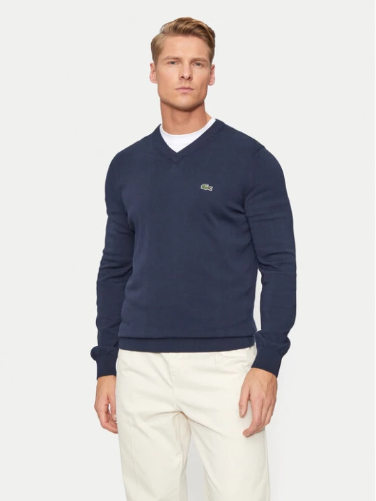 Zdjęcie produktu Lacoste Sweter AH1951 Granatowy Regular Fit