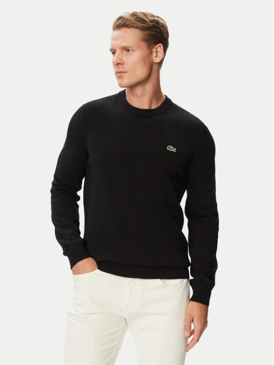 Zdjęcie produktu Lacoste Sweter AH1985 Czarny Regular Fit