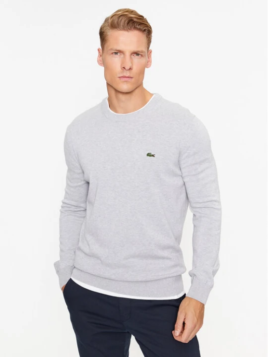 Zdjęcie produktu Lacoste Sweter AH1985 Szary Regular Fit