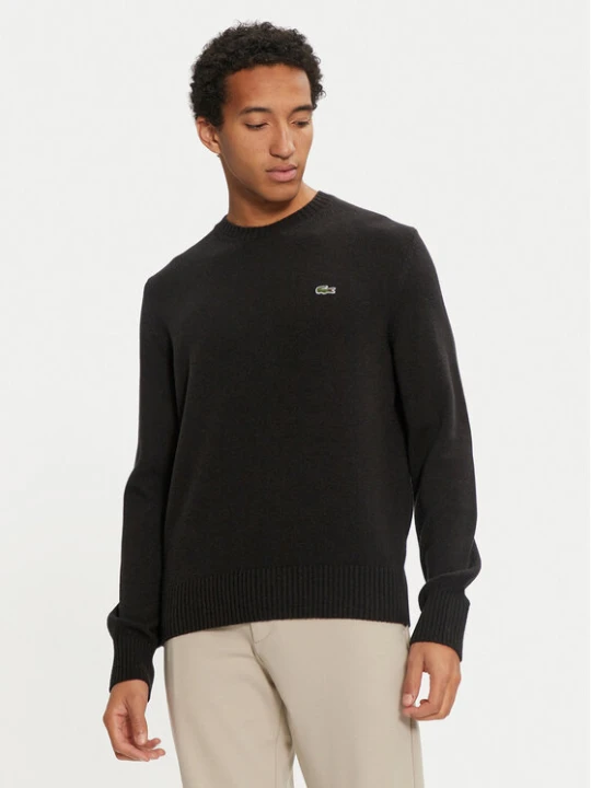 Zdjęcie produktu Lacoste Sweter AH2916 Czarny Regular Fit
