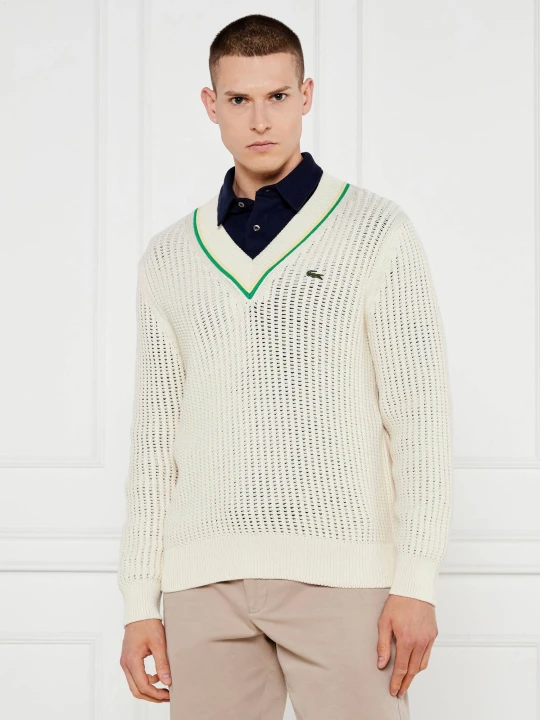 Zdjęcie produktu Lacoste Sweter | Classic fit ecru