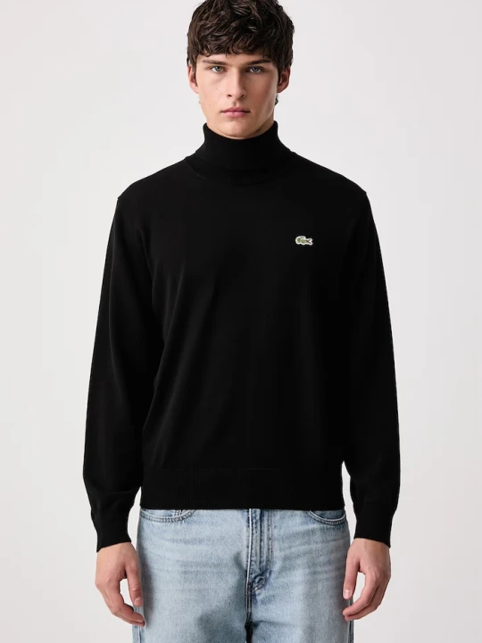 Zdjęcie produktu Lacoste sweter męski bawełniany czarny