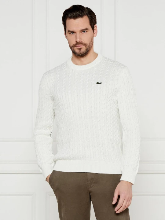 Zdjęcie produktu Lacoste Sweter | Regular Fit biały