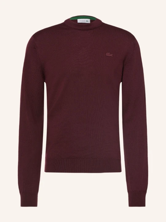 Zdjęcie produktu Lacoste Sweter rot CIEMNOCZERWONY