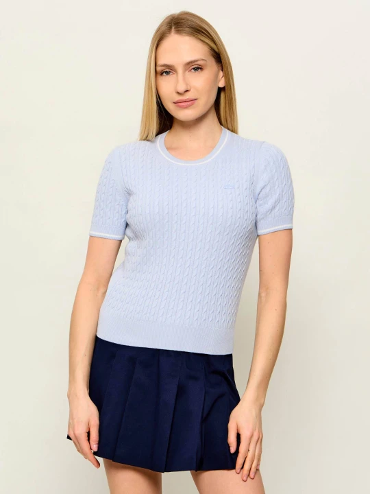 Zdjęcie produktu Lacoste Sweter | Slim Fit błękitny