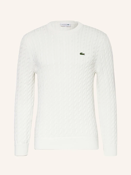 Zdjęcie produktu Lacoste Sweter weiss BIAŁY
