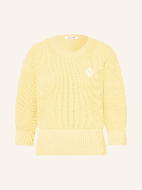 Zdjęcie produktu Lacoste Sweter Z Rękawami 3 / 4 gelb JASNOŻÓŁTY
