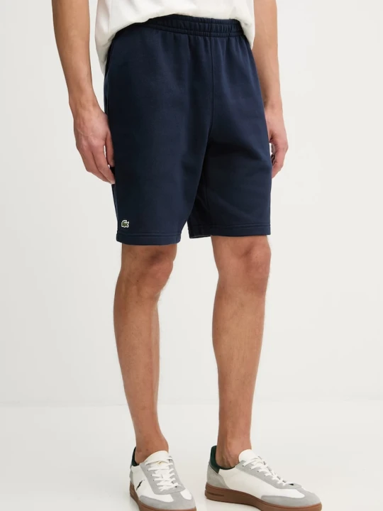 Zdjęcie produktu Lacoste szorty dresowe męskie bawełniane granatowy