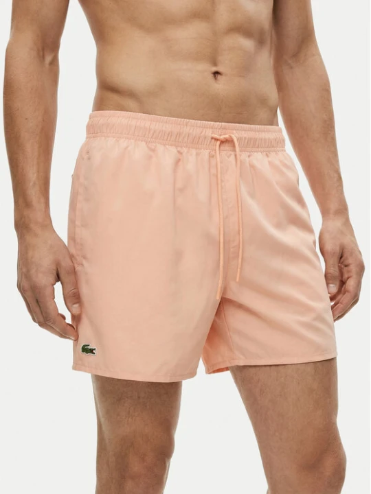 Zdjęcie produktu Lacoste Szorty kąpielowe MH6270 Różowy jasny Regular Fit