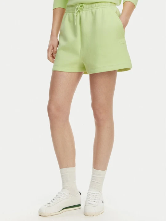 Zdjęcie produktu Lacoste Szorty sportowe GF9991 Zielony jasny Regular Fit