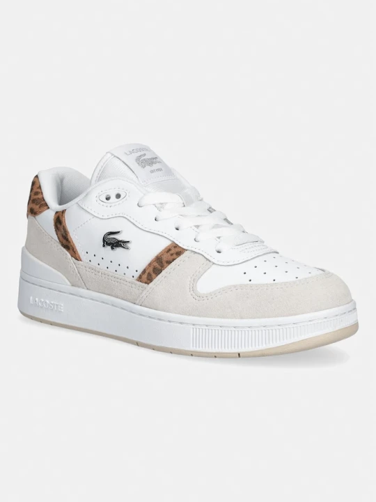 Zdjęcie produktu Lacoste T-CLIP SET 225 1 COU SFA sneakersy damskie skórzane biały