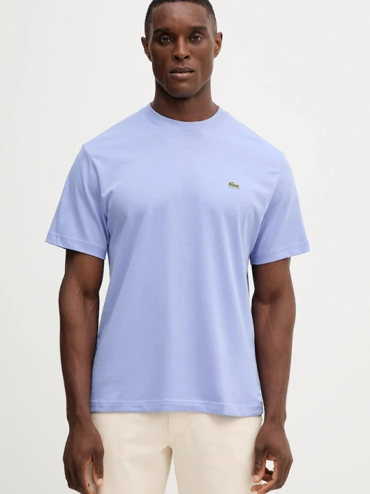 Zdjęcie produktu Lacoste T-shirt basic męski bawełniany fioletowy