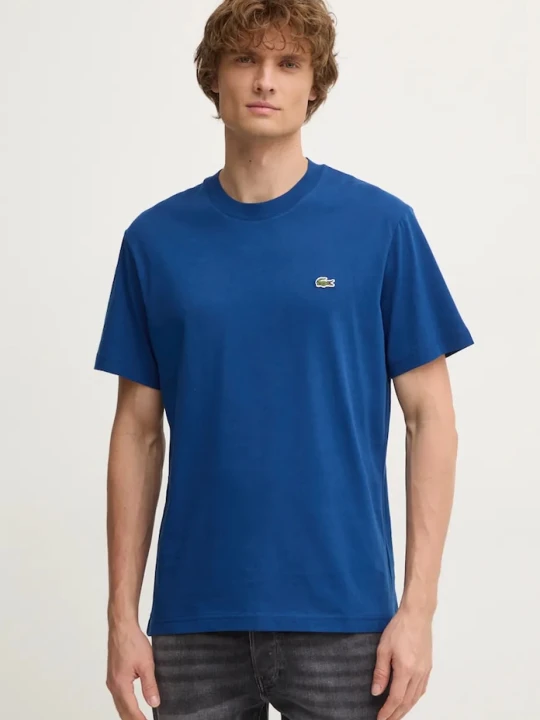Zdjęcie produktu Lacoste T-shirt basic męski bawełniany granatowy