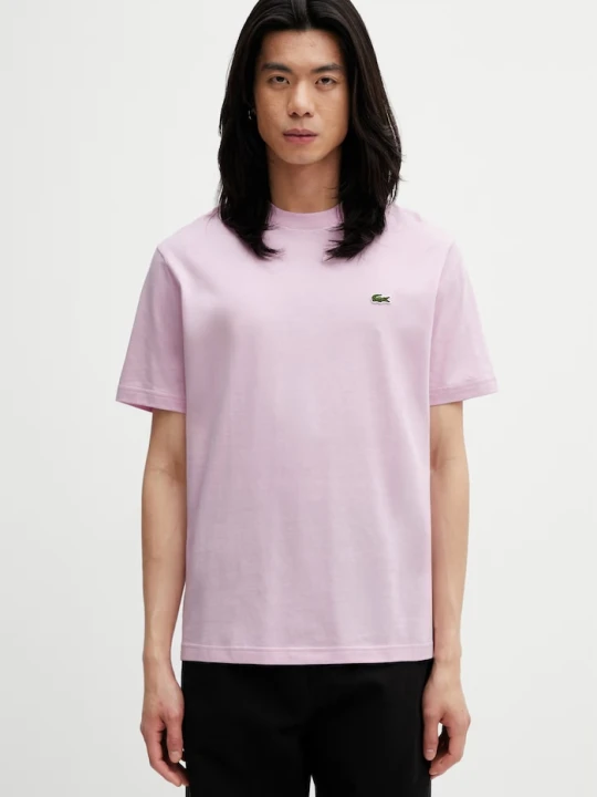 Zdjęcie produktu Lacoste T-shirt basic męski bawełniany fioletowy