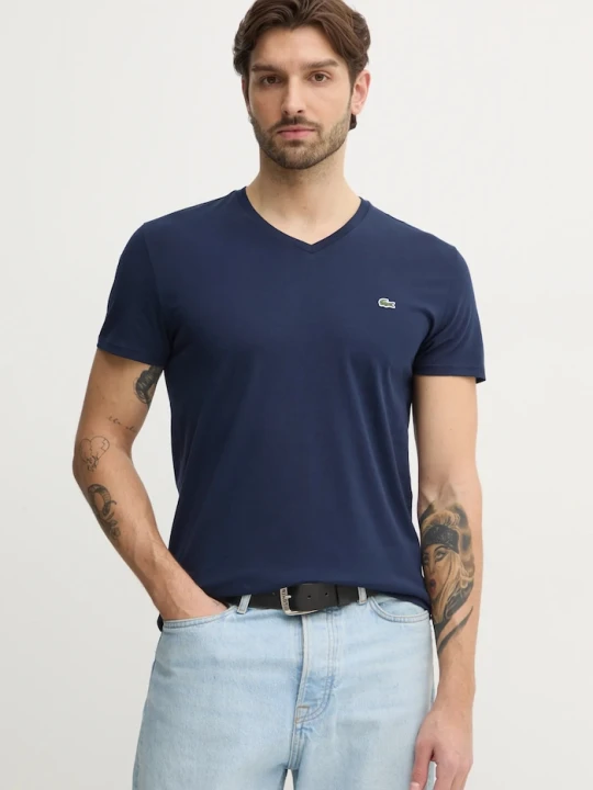 Zdjęcie produktu Lacoste T-shirt męski bawełniany granatowy