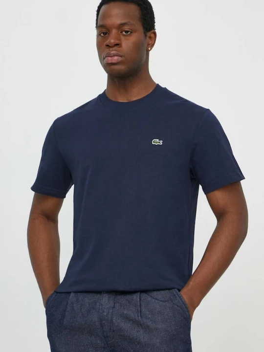 Zdjęcie produktu Lacoste T-shirt basic męski bawełniany granatowy