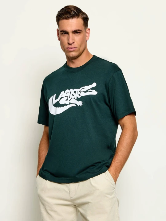 Zdjęcie produktu Lacoste T-shirt | Classic fit butelkowa zieleń