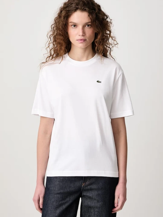 Zdjęcie produktu Lacoste T-shirt damski bawełniany biały