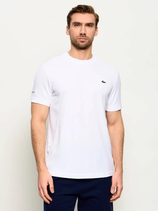 Zdjęcie produktu Lacoste T-shirt | Lacoste x Novak Djokovic | Regular Fit biały
