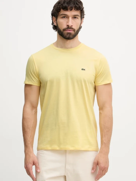 Zdjęcie produktu Lacoste T-shirt męski bawełniany żółty