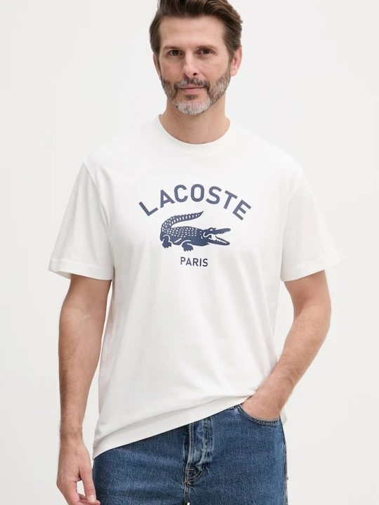 Zdjęcie produktu Lacoste T-shirt męski bawełniany biały