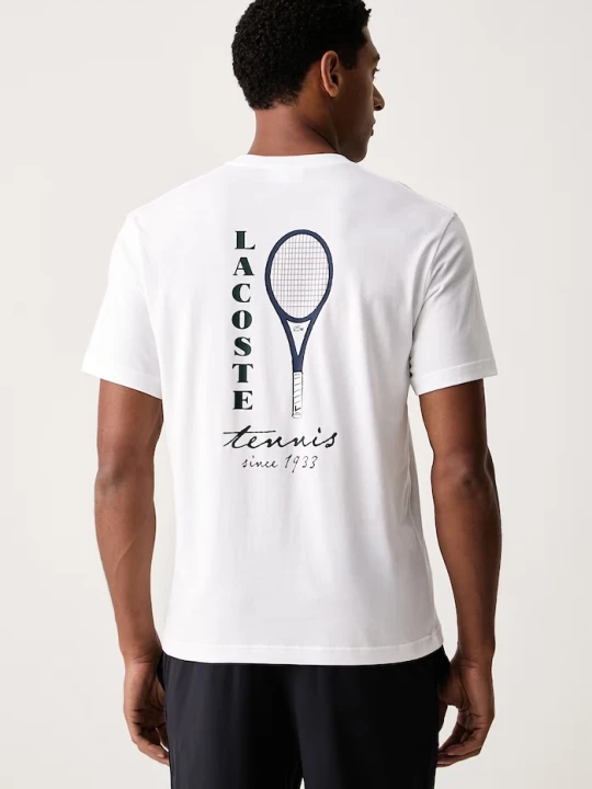 Zdjęcie produktu Lacoste T-shirt męski bawełniany biały