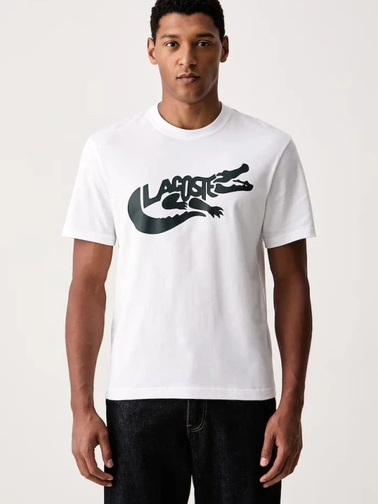 Zdjęcie produktu Lacoste T-shirt męski bawełniany biały