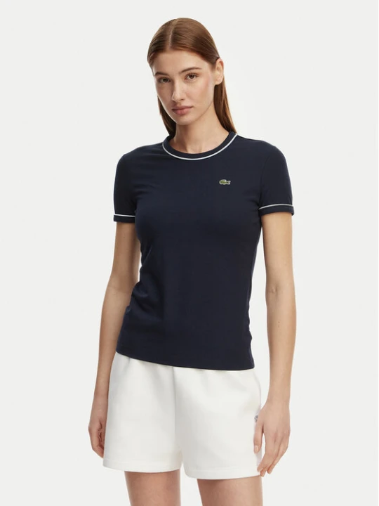 Zdjęcie produktu Lacoste T-Shirt TF5289 Granatowy Slim Fit
