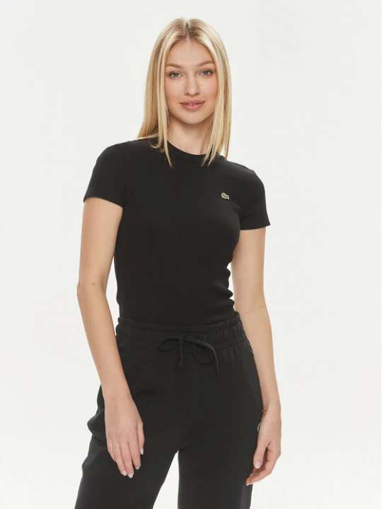 Zdjęcie produktu Lacoste T-Shirt TF5538 Czarny Regular Fit