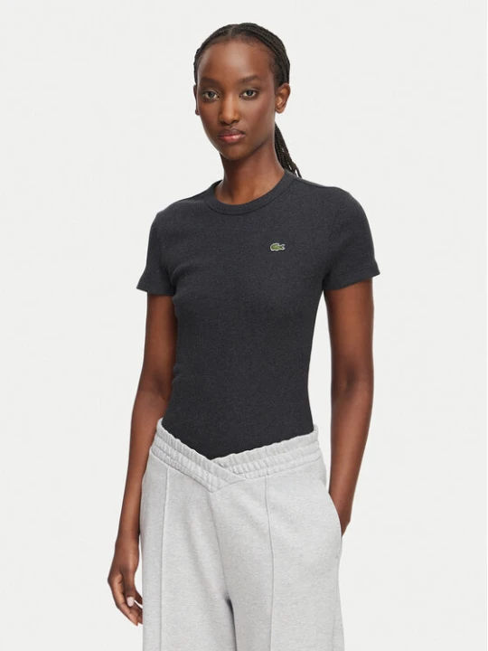 Zdjęcie produktu Lacoste T-Shirt TF5538 Szary Regular Fit